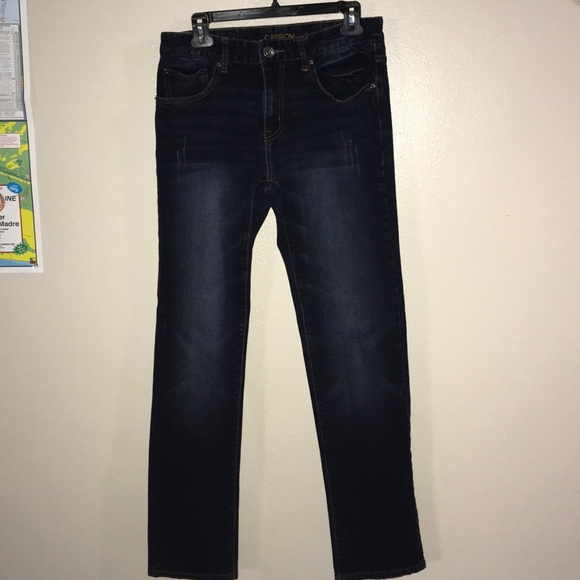 carbon denim jeans